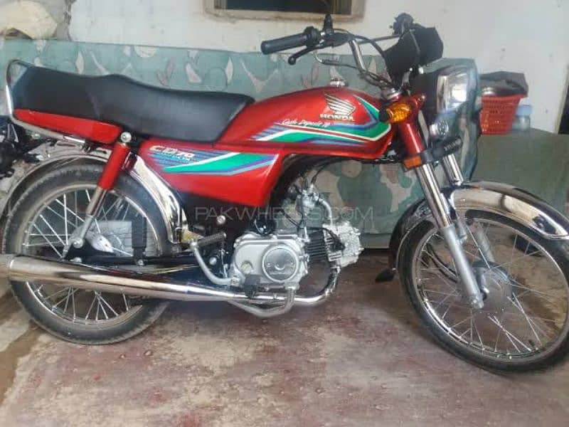 Honda cd70 red 2