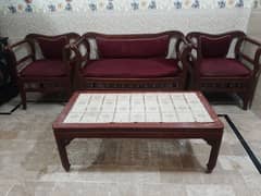 sofa set with center table