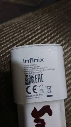 infinix smart 8 pro  charger 18watt