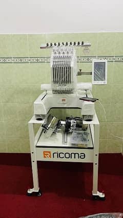 Single Head 10 Needle Embroidery Machine - Ricoma EM1010