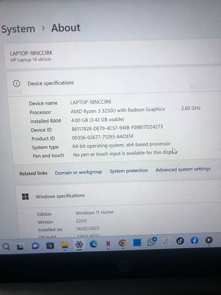 HP laptop 5