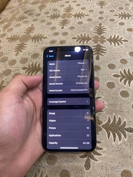 iPhone XS factory unlock best condition 64gb all genuine 3