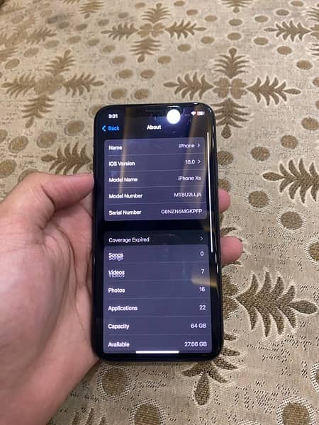 iPhone XS factory unlock best condition 64gb all genuine 6