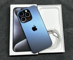 iPhone 15 Pro Factory Blue Titatnium (not max)