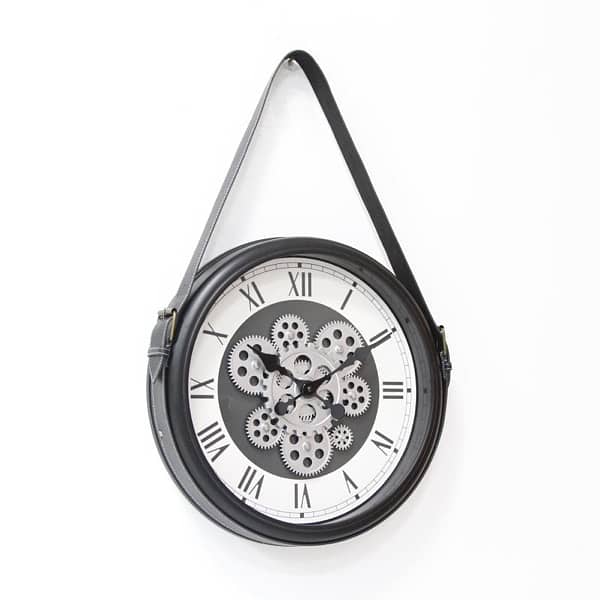 Hanging Leather Clock 0