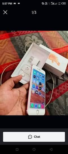 iPhone 6s plus 128 GB PTA approved my WhatsApp 0313=75=47=623