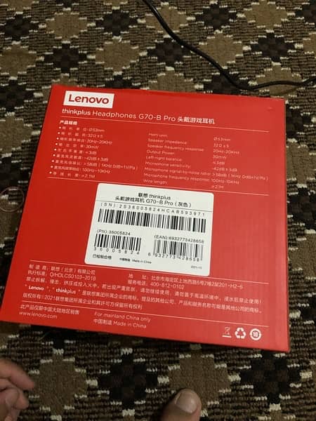 Lenovo G70B pro Wired gaming headphones HIFI/PC Gaming Noise Canceling 5