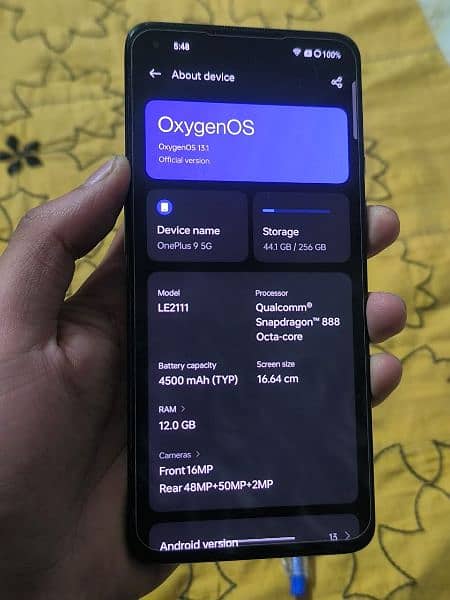 oneplus 9 5g . . . 9.75 conditon. . . best for gaming. . . . 1