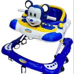 Baby Walker 12 wheel, Pure plastic with music