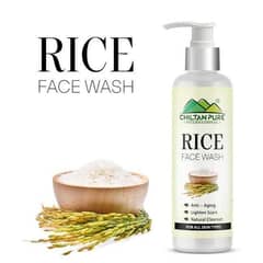 Rice face wash for all types of skin(oily,dry)