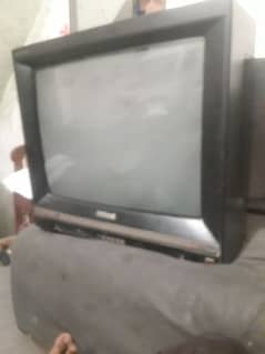 old model national Japani tv 21" ka bus awaz ni atie