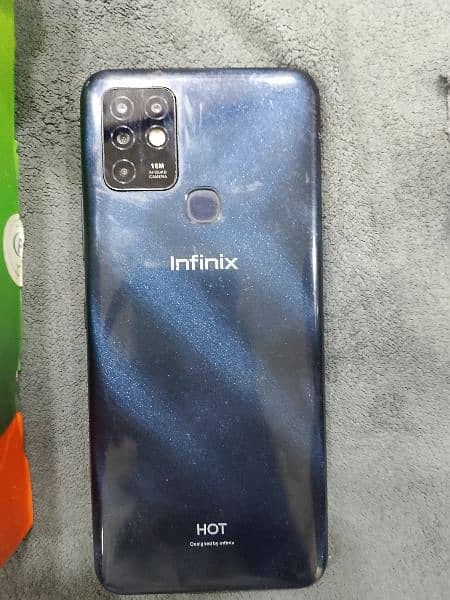 INFINIX HOT 10 6/128 WITH ONLY DABA CONDITION 10/10 3