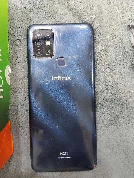 INFINIX HOT 10 6/128 WITH ONLY DABA CONDITION 10/10 6