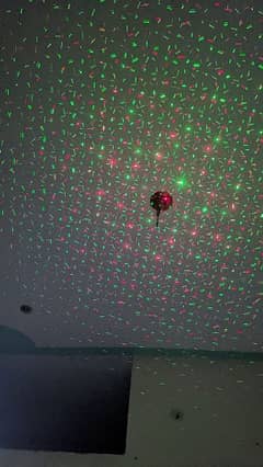 Mini laser light projector