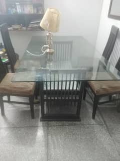 Shesham wood dining table 6 seater