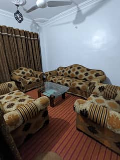 7 Seater Sofa Set with glass table in 25000