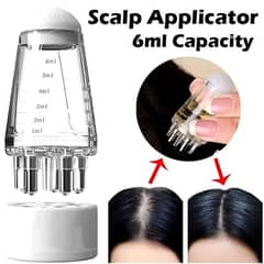 Mini Portable 6ML Scalp Applicator Comb with Ball Massage and Fluid