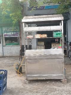 burger shwarma making counter