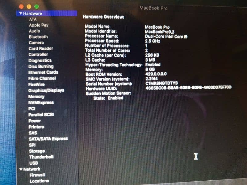 MacBook pro mid 2012 5