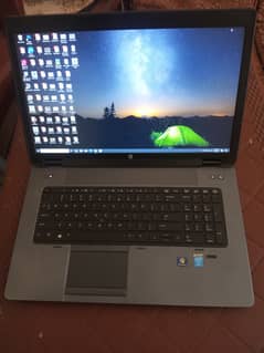 HP zbook 17 G2 Intel core i7 4th gen. 8GB/500HDD/128SSD/4GB Gpu