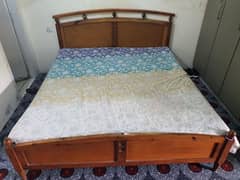 wooden bed set