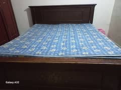 king size bed with spring matress|pure wooden|urgent sale