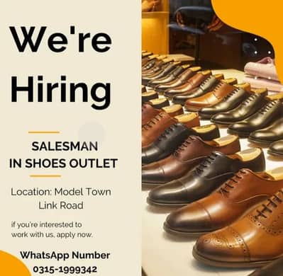 Required Salesman for Shoes Shop