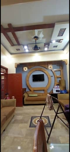 SECTOR 5-C/1 ONLY 4 YRS OLD, G+2, LIKE NEW HOUSE, FULLY FURNISHED,ROAS SE KAFI UNCHA, NORTH KARACHI 0