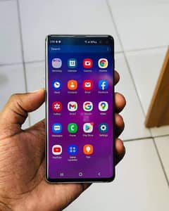 Samsung S10 plus storage 12/256 GB PTA approved for sale 03269200962