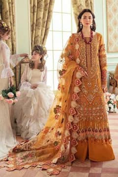 organza full embroidered suit. . 03184175768