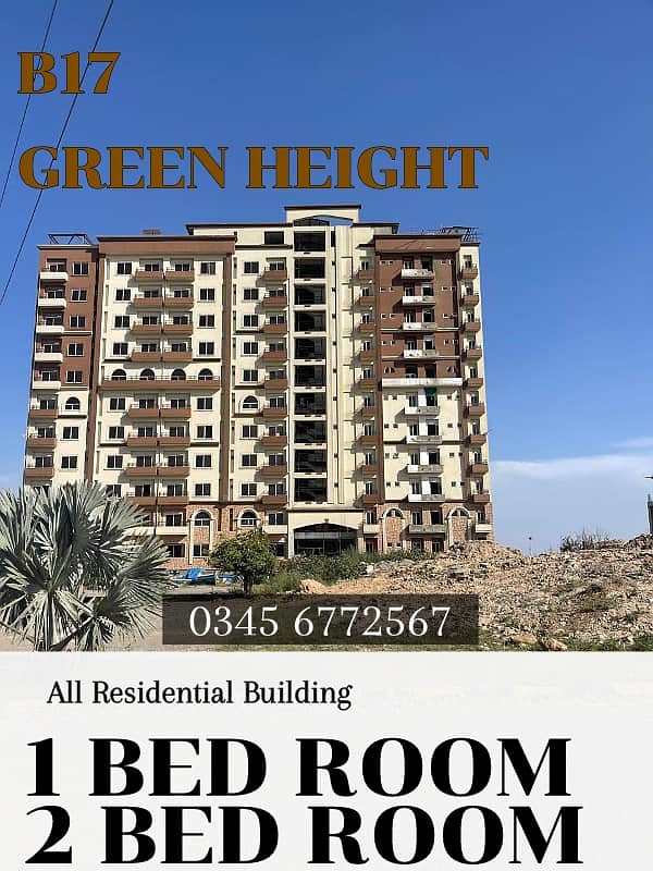 B17 Residential GREEN HEIGHT 2 Bed Room MARGALLA Facing 0