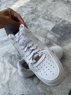 nike air force 1 premium white shoes