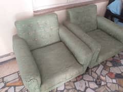 2 single seater poshish sofa