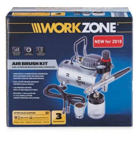 WorkZone Airbrush Compressor New 2