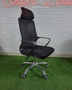 High Back Mesh Chair With Metal Base/Office Chair/Revolving Chair/Chai