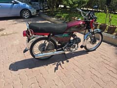 Honda cd 70 model 2022 Islamabad no