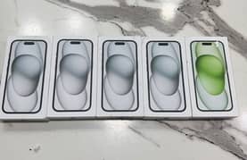 iPhone 15 JV Non Active Box Pack Black Green Pink Blue