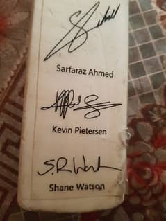 INTERNATIONAL CRICKETER BAT SIGN FOR SALE 0