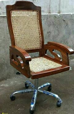 Wooden Office Revolving Chair/Band Wali Chair/Wooden Chair/Chair