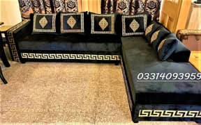 L shape sofa | Master Molty foam | Corner sofa | Sofa Set  |solid wood