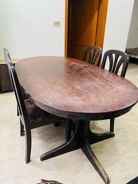 table/ chair/ wooden/ dinning table/ 6 chairs 0