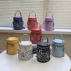 Girls Nylon Printed Hand Bags