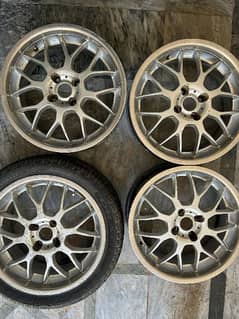 Original BBS 17" 4x114 Pcd Rims for sale