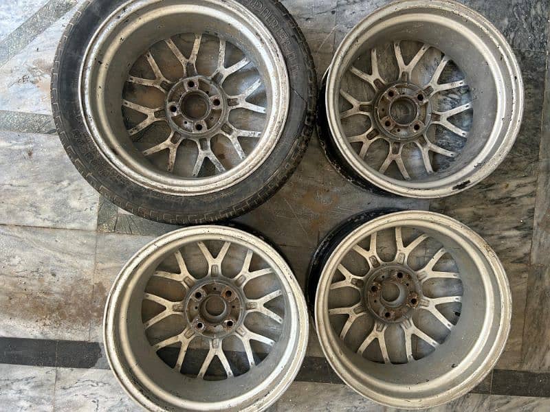 Original BBS 17" 4x114 Pcd Rims for sale 2