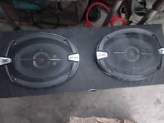 Car Speakers with box slightly used