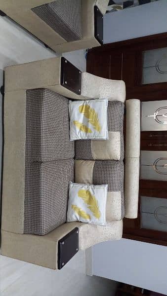 Beige color 3 set sofas for Lounge 3