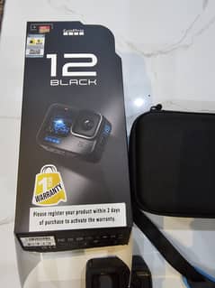 Go Pro 12 with Box and SD Card