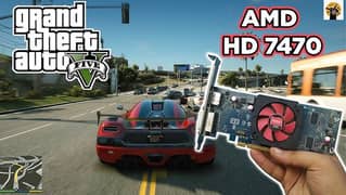 AMD redeon 7470 gta v pubg free fire valorant