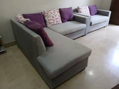 L shaped sofa