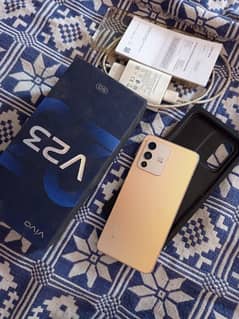 Vivo v 23 5g 12/256gb complete box urgent sale contact OLX